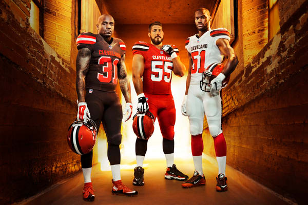 cleveland browns new uniforms